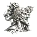plutus greek god tattoo design idea