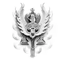 Mayan feathered snake quezacoatl tattoo design idea