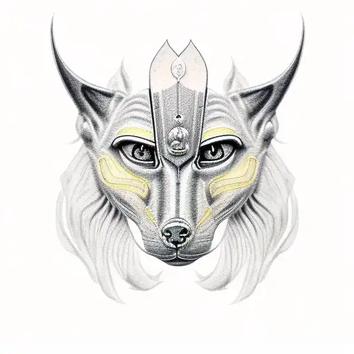 Anubis tattoo design idea