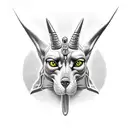 Anubis tattoo design idea