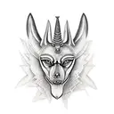 Anubis tattoo design idea