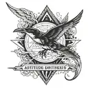 "attitude determines altitude" tattoo design idea