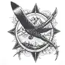 "attitude determines altitude" tattoo design idea