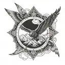 "attitude determines altitude" tattoo design idea