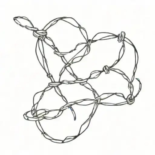 barb wire heart  tattoo design idea