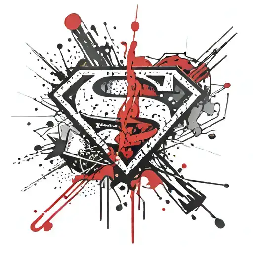 Superman Logo  tattoo design idea