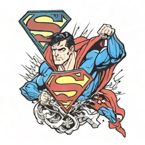 Superman Logo  tattoo design idea