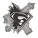 Superman Logo  tattoo design idea