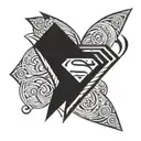 Superman Logo  tattoo design idea