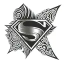 Superman Logo  tattoo design idea