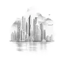 panama Skyline  tattoo design idea