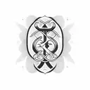 olive branch neck tattoo with letters in middle tattoo design idea