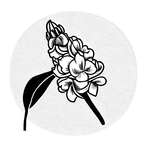 Hyacinth tattoo design idea