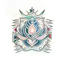 Lantern tattoo design idea