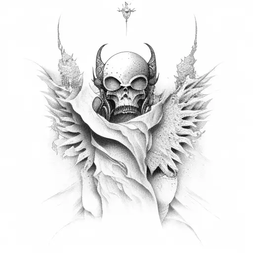 war in heaven tattoo design idea