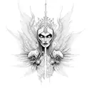 war in heaven tattoo design idea