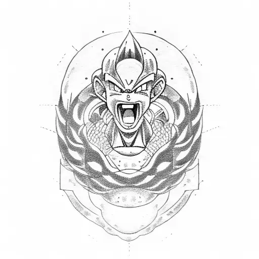 dragon ball tattoo design idea