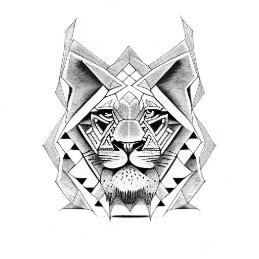 TRIBAL REY LEON tattoo design idea