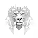 TRIBAL REY LEON tattoo design idea