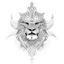 TRIBAL REY LEON tattoo design idea