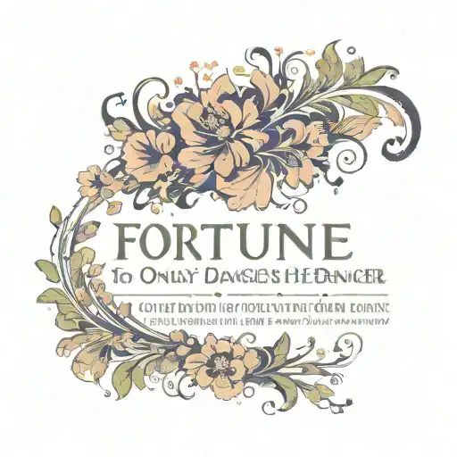 A quote in Latin that translates to 'Fortune only dances with those who invite her to dance' tattoo design idea