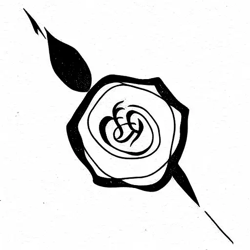 the word "impermanence" tattoo design idea