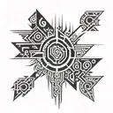 cyber tribal tattoo tattoo design idea