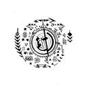 big number nine mix with arrow tattoo design idea