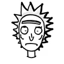 Rick and Morty  tattoo design idea