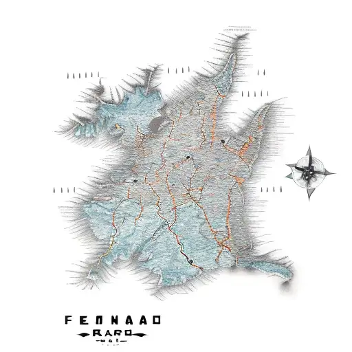 Map of Iceland tattoo design idea