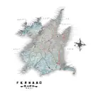 Map of Iceland tattoo design idea