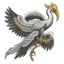 Mobile crane tattoo design idea