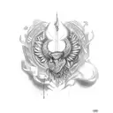 Assyrian  tattoo design idea