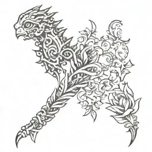 spine tattoo tattoo design idea
