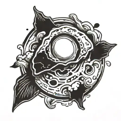 fried egg tattoo design idea