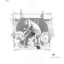 26-10-1977 with ac/DC Thunder no the background tattoo design idea
