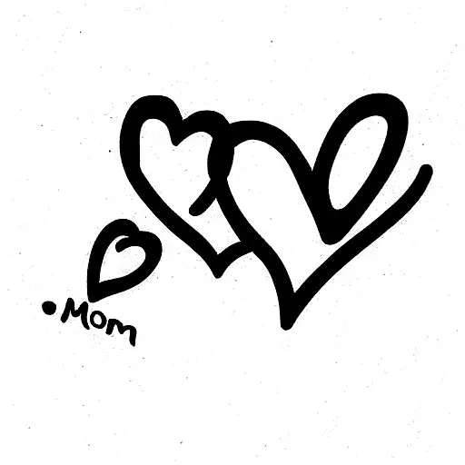 love mom tattoo design idea