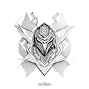 cobra mafia holding ice tea tattoo design idea