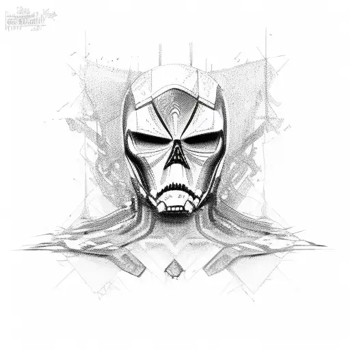 black Widow tattoo design idea