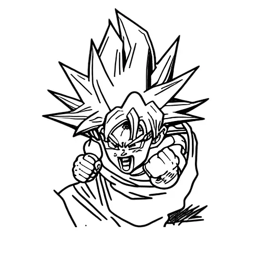 Dragon ball z  tattoo design idea