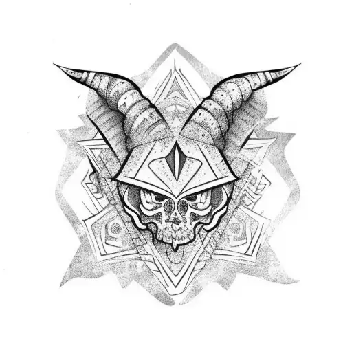 witchy tattoo design idea