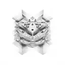 v8 engine tattoo design idea