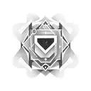 Computer hacker symbol and love tattoo design idea
