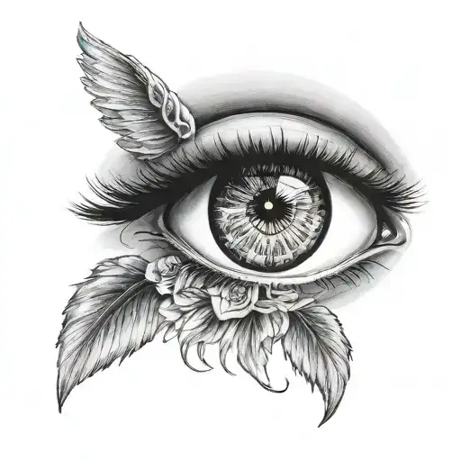 bmw angel eyes tattoo design idea
