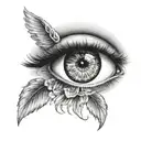bmw angel eyes tattoo design idea