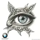 bmw angel eyes tattoo design idea