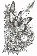 never give up on dreams come true tattoo design idea