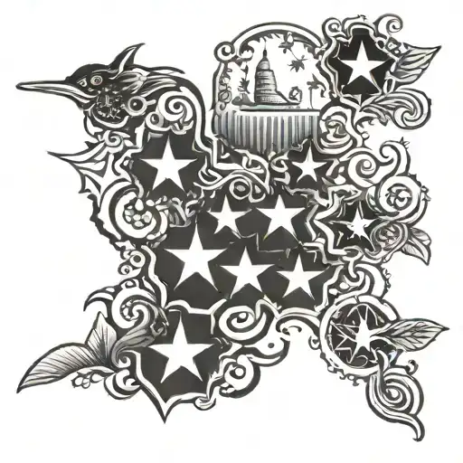 represent the state of Tennessee and my 3 daughters Kinsley, Reece, and Blake tattoo design idea