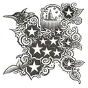 represent the state of Tennessee and my 3 daughters Kinsley, Reece, and Blake tattoo design idea