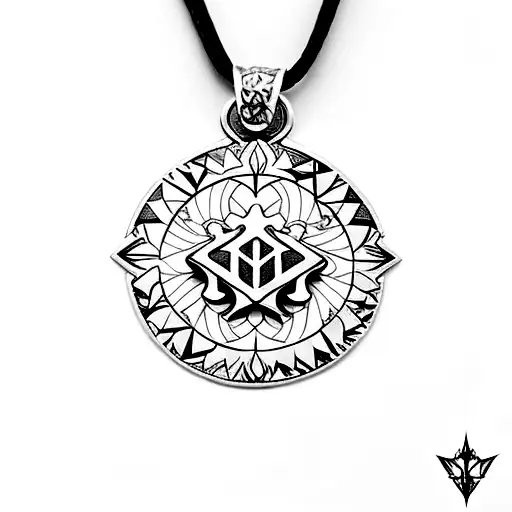 Kingdom Hearts Necklace tattoo design idea